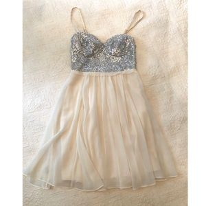 Ivory sequin dress - WORN ONCE